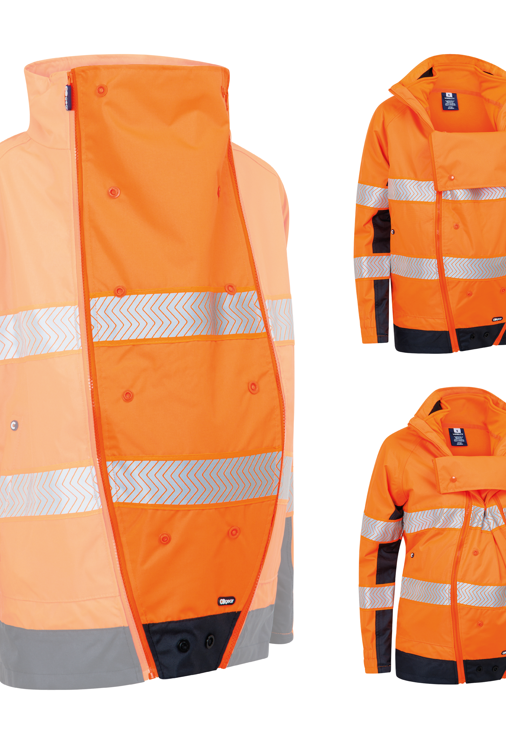 COgear CO502 Nora Jacket with zip in extension piece to create a comfortable maternity fit.