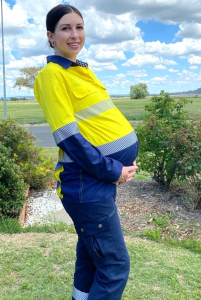 Co Gear Maternity hi vis workwear, women in mining