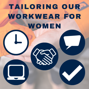 Tailoring our workwear for women