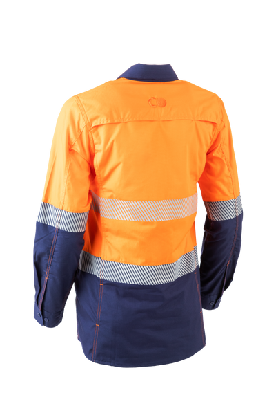 Mae Hi Vis Maternity Shirt - O/N Y/N - COgear Women's Workwear