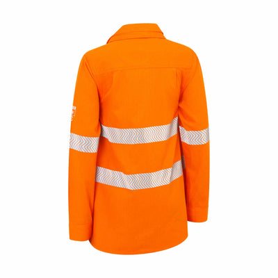 Olive Hi Vis FR Maternity Shirt - COgear Women's Workwear
