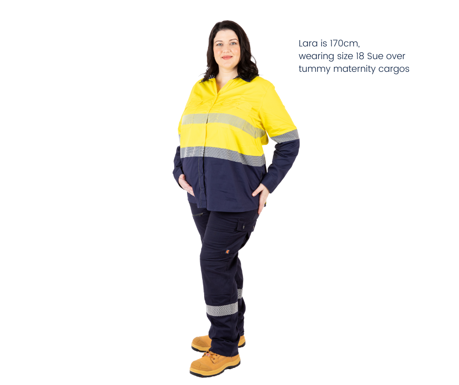 cargo pants for women, navy blue cargo pants, maternity work pants, maternity hi vis cargo pants, maternity hi vis work pants, hi vis for pregnancy, ladies maternity pants, ladies work pants, women’s cargo pants, maternity workwear, outdoor work pants, women's workwear afterpay, free shipping, over tummy maternity cargos, over tummy maternity pants, over belly maternity pants, over belly maternity cargos, segmented tape maternity pants, segmented tape maternity cargos, maternity construction work pants