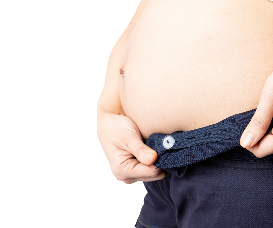 Stomach holding in online pants