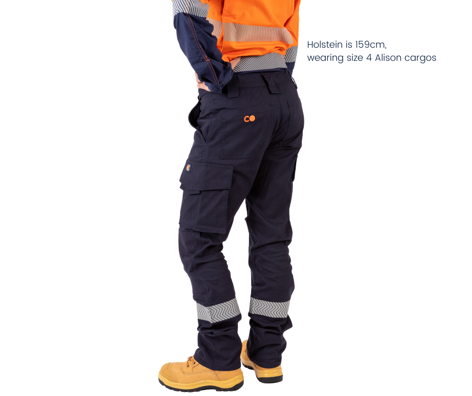 cargo pants for women, navy blue cargo pants, hi vis work pants, women's workwear afterpay, free shipping