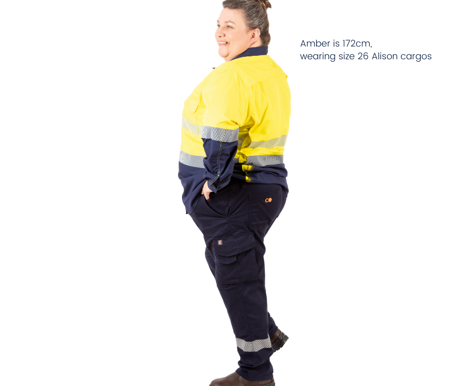 cargo pants for women, navy blue cargo pants, hi vis work pants, women's workwear afterpay, free shipping